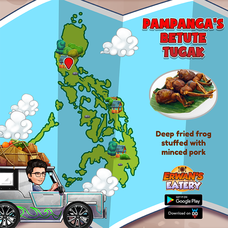XelebErwan's tweet photo. Check out Pampanga’s Betute Tugak!

Download #ErwansEatery now!
Google Play: https://t.co/xdnCcJG4Bn
@w00tph: https://t.co/ZHa0VE4sEE https://t.co/l9UV8hiQ3D