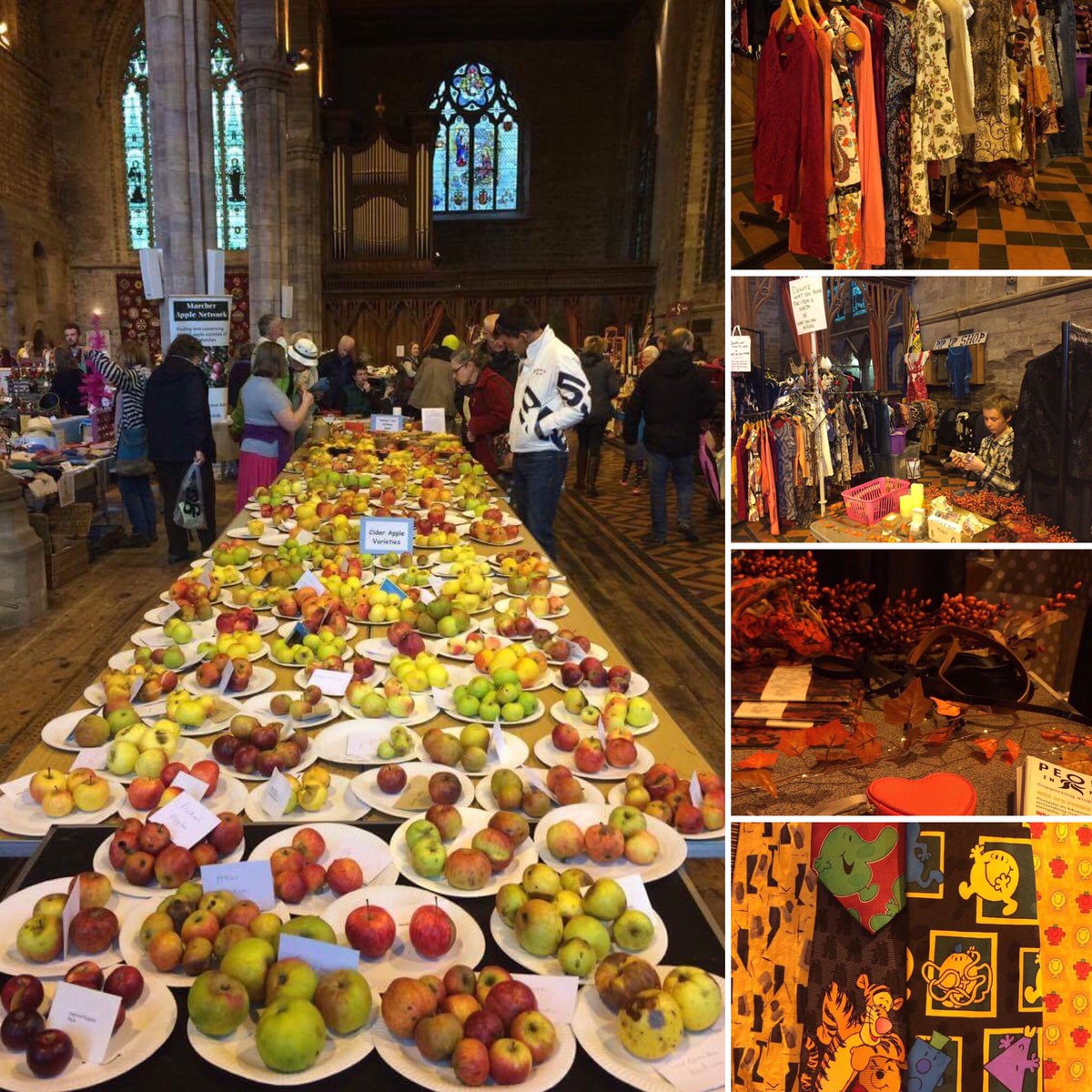 PIM_2015's tweet photo. We took our pop-up shop to #leominster Apple Fair and raised £150 selling unsuitable donations #recycling #RefugeesWelcome https://t.co/MtpcBbG9vX