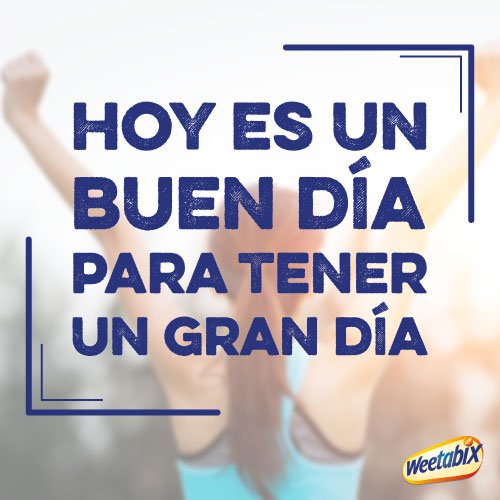 weetabix_es's tweet photo. ¡Buenos días! ¡Comencemos el lunes con energía! https://t.co/MOKJymYieC