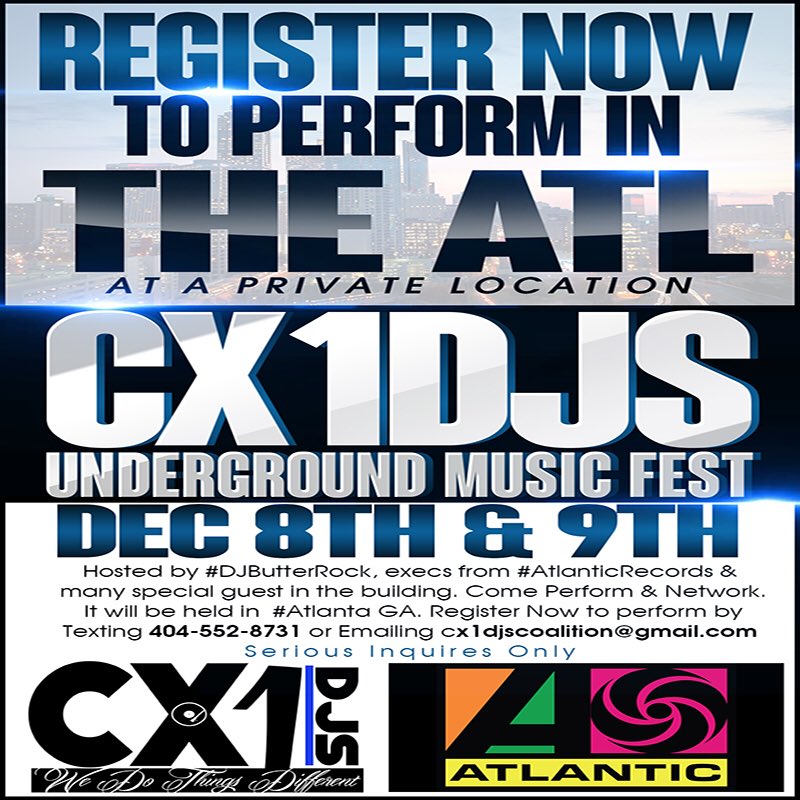 MIDDLESOUL_POET's tweet photo. MiddleSoul will be in the building performing in ATL Dec 8 &9th!! #cx1DJs #Underground #CX1DJsUndergroundFest #MiddleSoul #TeamMiddleSoul https://t.co/E91WEZcywa
