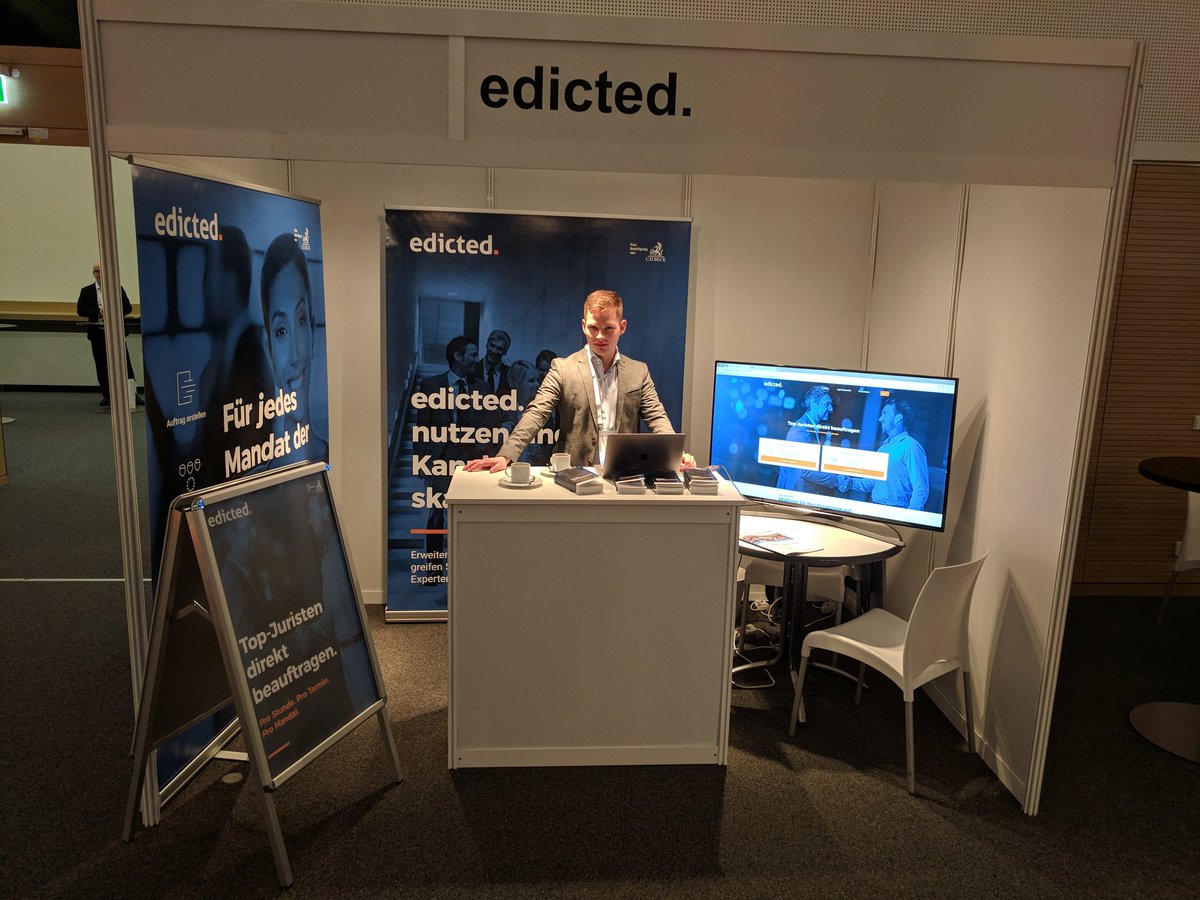 KlockMarco's tweet photo. Besucht uns am #legaltech Stand auf der @LegalTech_Expo Wir zeigen euch die neusten Entwicklungen im Bereich legal Outsourcing @edictedhelps https://t.co/CqV4vA0SxE