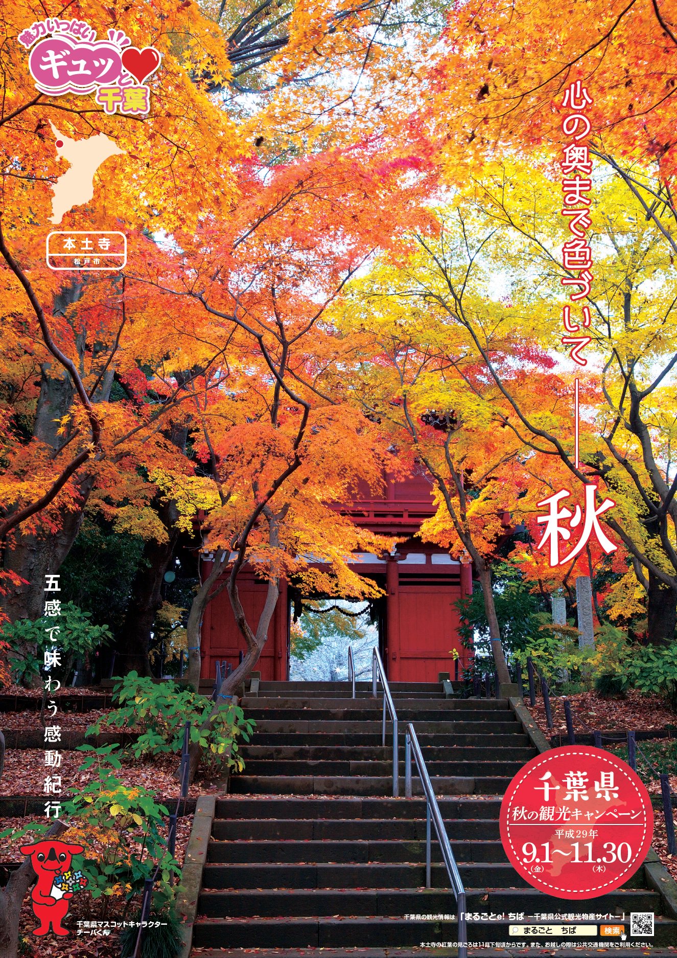 一般社団法人 松戸市観光協会 公式 この写真は 京都ではありません 千葉県の松戸市です あじさい寺で有名な本土寺の紅葉の写真です 千葉県秋の観光キャンペーンのポスターにも本土寺の写真をご利用いただきました 他にも 松戸徳川ゆかりの地の