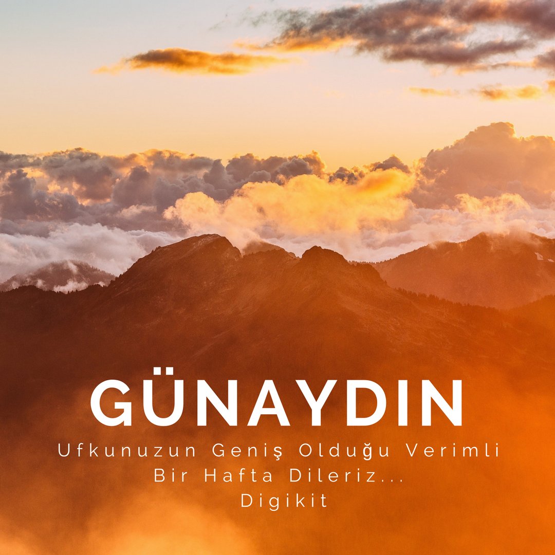digikitco's tweet photo. Good Morning, We wish efficient week that your horizon is wide... / Buongiorno #pazartesi #monday #lunedi #digikit https://t.co/Y4N7RNy0Pz