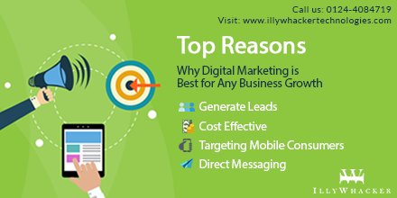 illywhackertech's tweet photo. Generate more #leads for your #business &amp; grow the business with our best #digital marketing #services across #globally. Call  0124-4084719 https://t.co/S8xh67Fsea