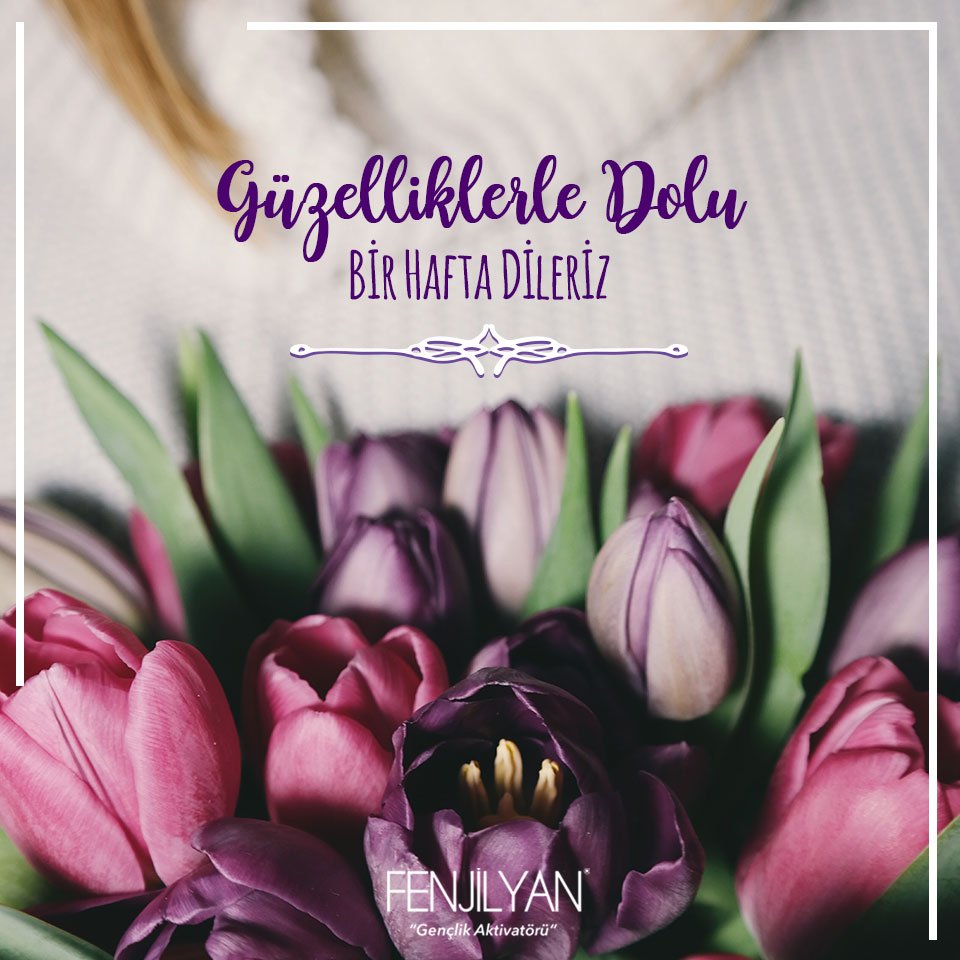 Güzelliklerle dolu bir hafta dileriz.
#iyihaftalar #fenjilyan #youthactivator #dailycare #skincare
