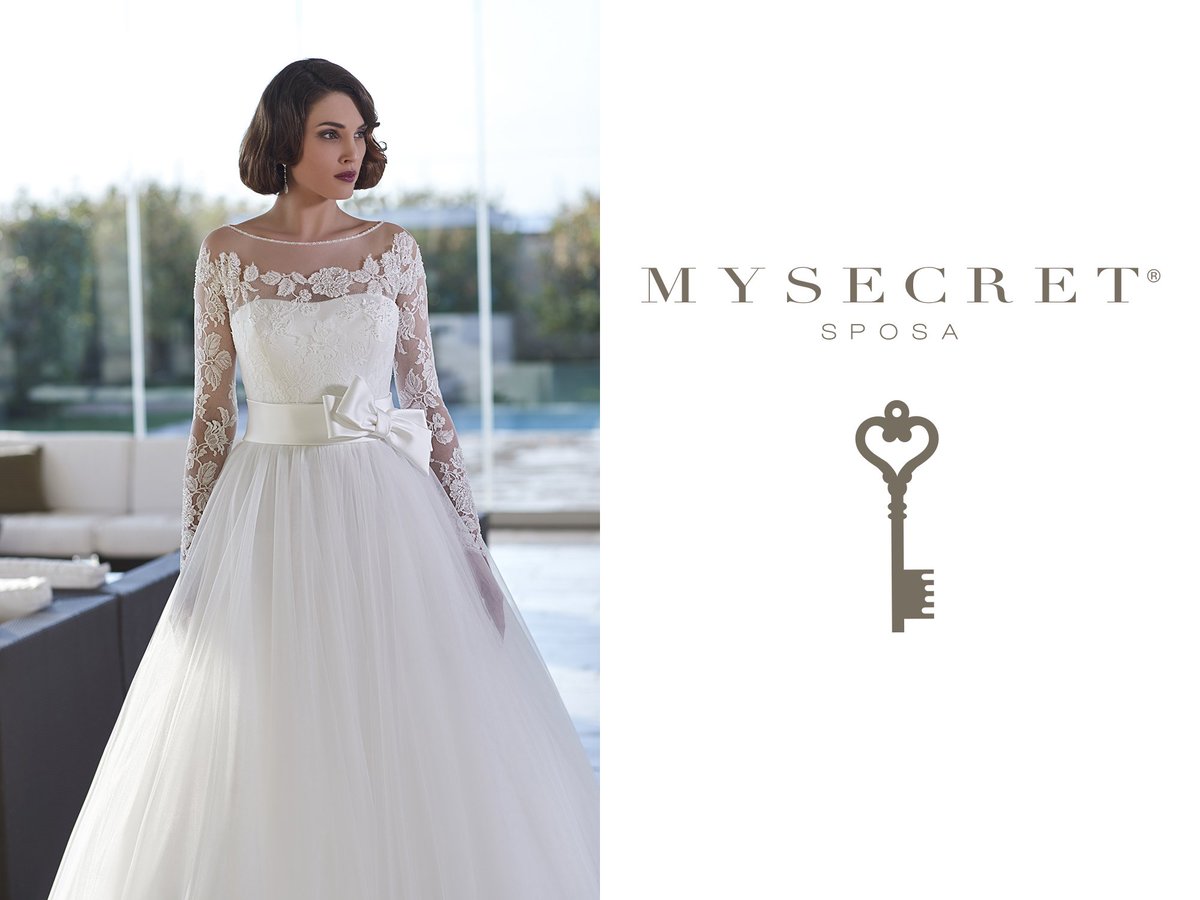 Entra nel mondo #MysecretSposa, Prenota un appuntamento presso i nostri atelier e scegli l’abito dei tuoi sogni. mysecretsposa.it