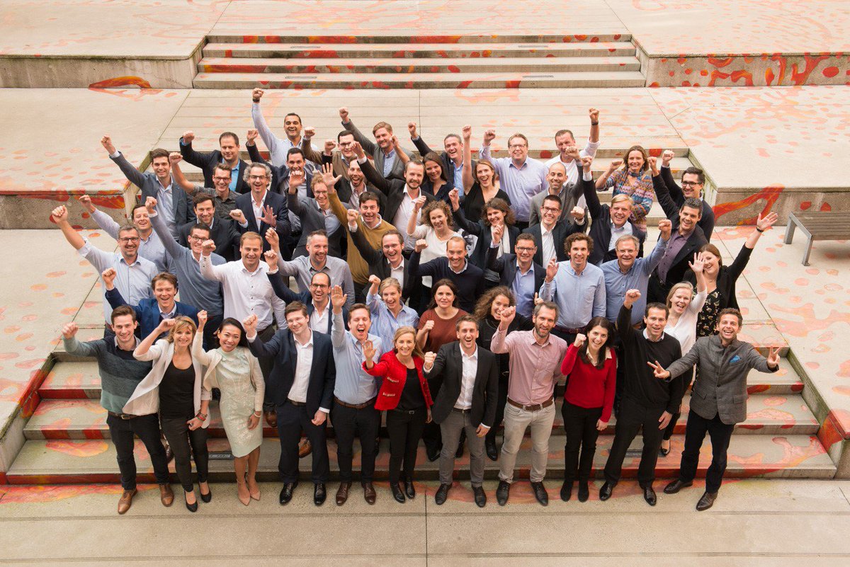 Vlerick's tweet photo. What a great energizing kick-off with our new Executive MBA Combi 2019 group! Welcome to the Vlerick Family. #emba #liveit #learnit https://t.co/Ftgy7Ks3OZ