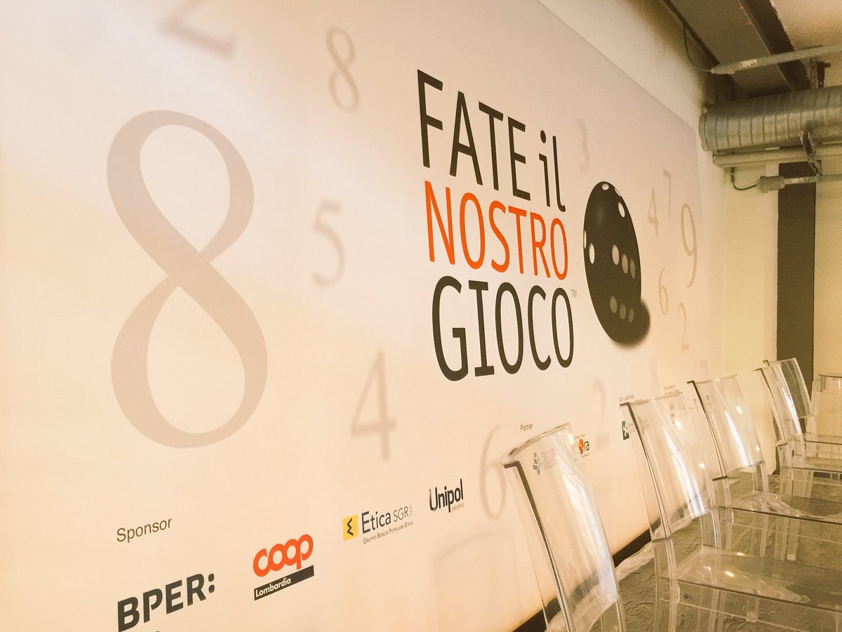 Tutto pronto per la presentazione di #fateilnostrogioco, la mostra che svela i trucchi del #giocodazzardo. Vi aspettiamo alla <a href="/FdVMilano/">Fabbrica del Vapore</a>