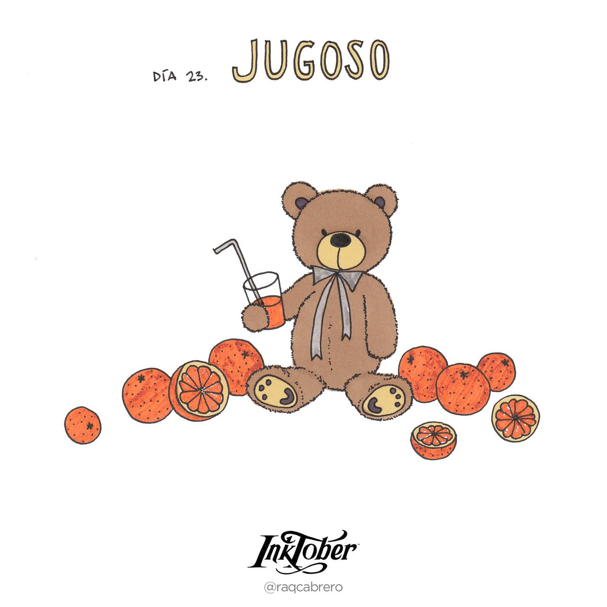 raqcabrero's tweet photo. Día 23: Jugoso. Contando sencillas historias visuales para #inktober #inktober2017 con #VisualThinking #Storytelling #Visualtelling https://t.co/s0F9C0dc7o