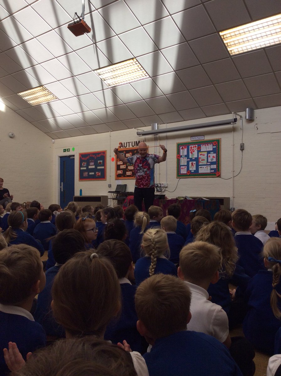 wclpsyear2's tweet photo. Magic tricks with author Nick Toczek #nicktoczek https://t.co/iA8libYU9p