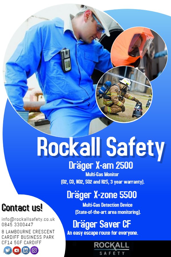 RockallSafety's tweet photo. @DraegerNews #technology for Life
#xam2500 #gasmonitor #xzone5500 #areamonitoring #savercf #escape #escapeset #emergencyescape #cf10 #safety https://t.co/gaXV4tx0EK