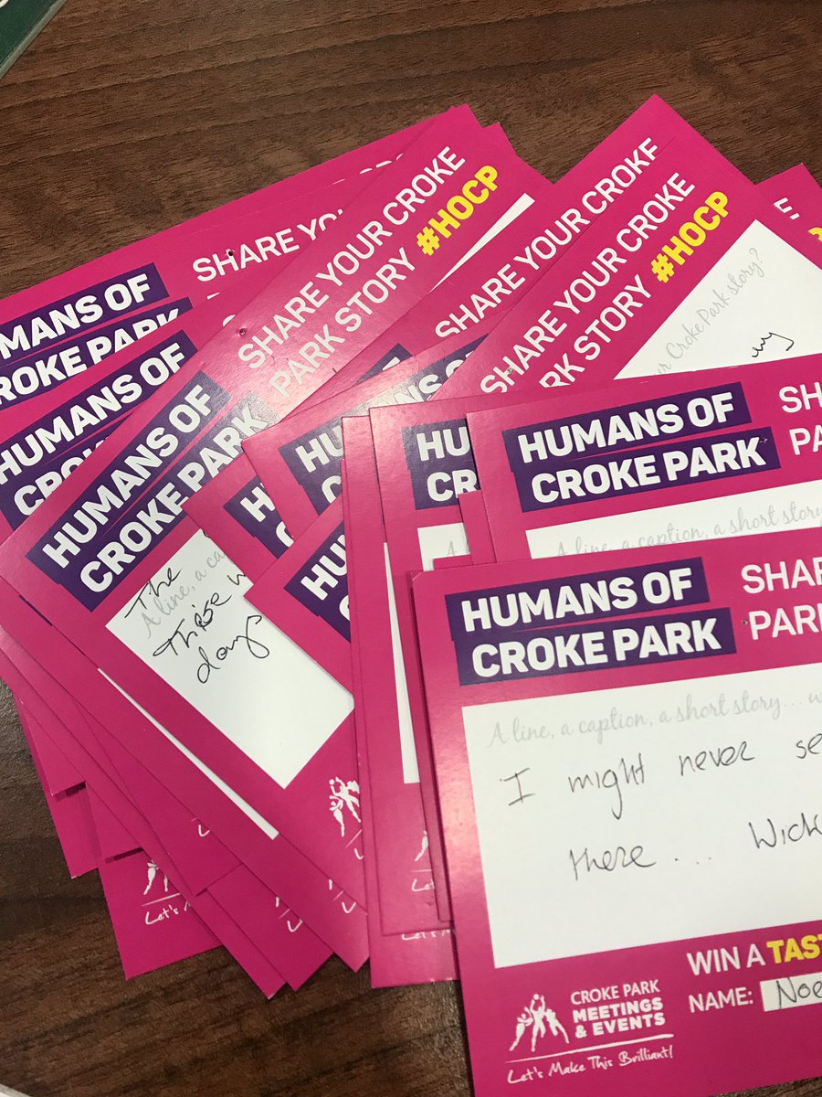 GniGhio's tweet photo. Our #HOCP campaign at #connect17 went down well! Picking our winner of the #tasteofcrokepark hamper today- stay tuned! https://t.co/HGDJVIPMBa