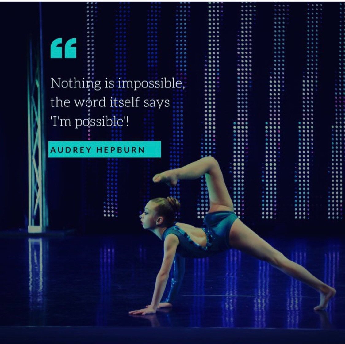 GiftedMgmtlv's tweet photo. Nothing is impossible! Don’t forget, our ‘Breaking into the Business’ dance intensive is Nov 18-19. #lasvegas sign up on our website. https://t.co/4lRZm8dd7W