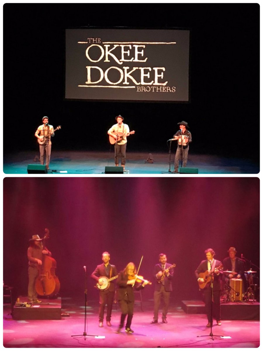 webbcenter's tweet photo. Back 2 back concerts Fri &amp; Sat with @OkeeDokeeBros &amp; @SteepCanyon. A talented, action packed weekend onstage! #FindYourCenter #2xthebanjos https://t.co/iIzGJOPXHz