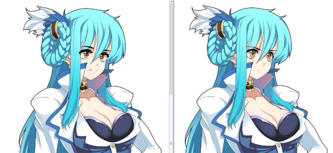 うーん、ついでに顔を修正してみたり
旧← →新
どうでしょうー? 