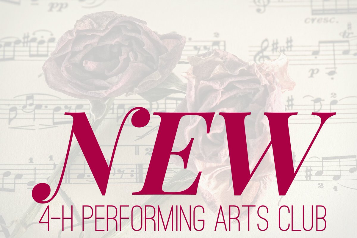Does your child love the performing arts? If so, this might be the 4-H club for them!!! facebook.com/events/1265208…