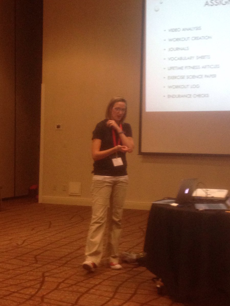 LPSHealth_PE's tweet photo. Lacey Peters giving an awesome presentation on Westside's comprehensive aquatics program! #SHAPENE17 https://t.co/nJTyskv4v8