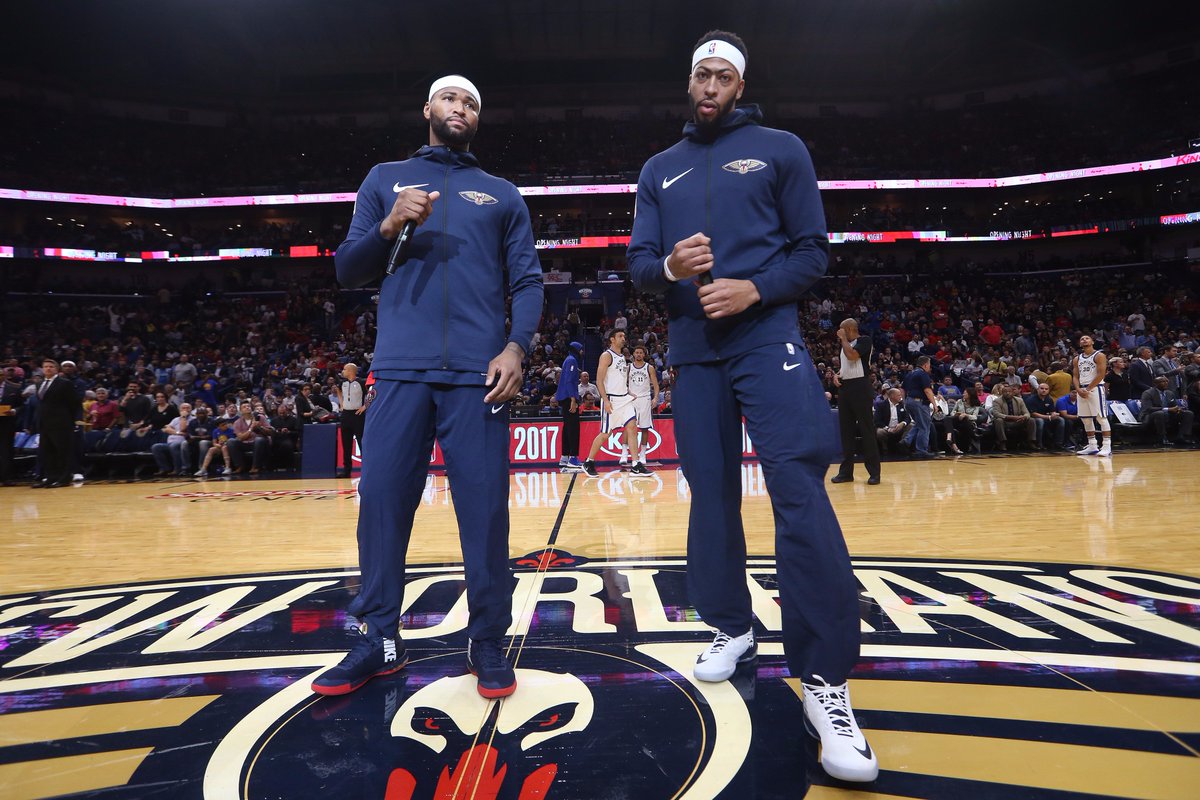 PelicansNBA's tweet photo. Mixtape droppin' soon 🎤 #ADAllDay #DoItBig https://t.co/FTT9g5Znfd