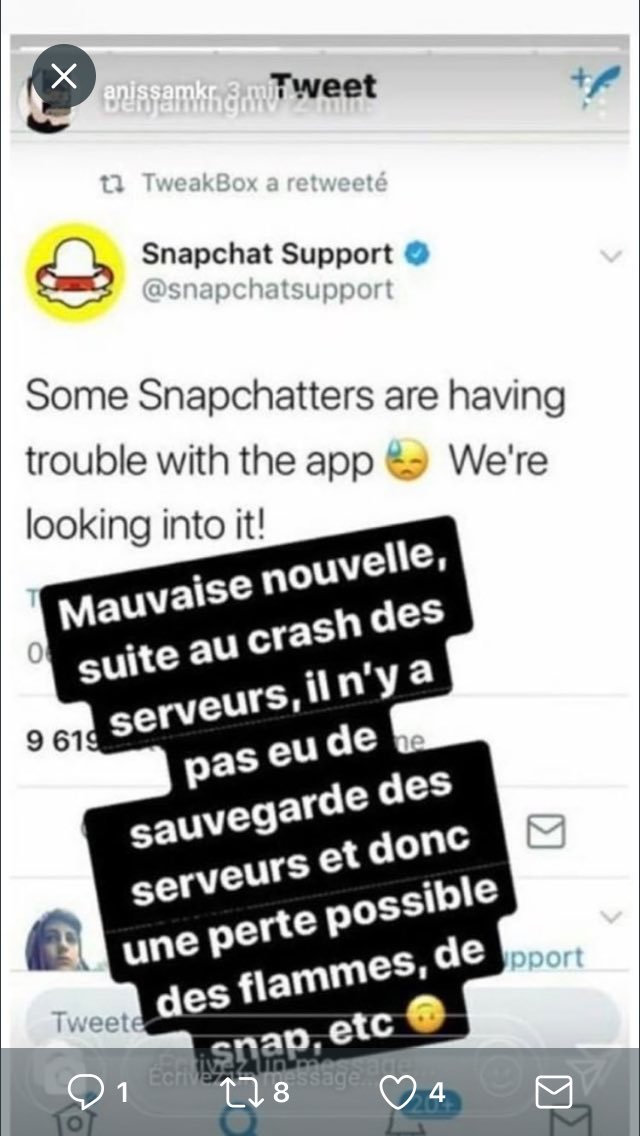 WillaumeEva's tweet image. J&apos;ai pas perdu mes 🔥#snapchatbug