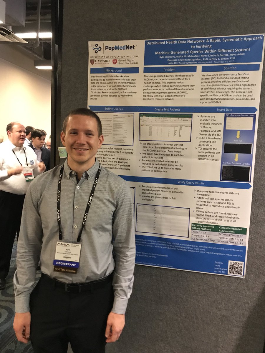 jess_malenfant's tweet image. Kyle presenting on #PopMedNet distributed query validation tools #AMIA2017 #PublicHealthInformatics