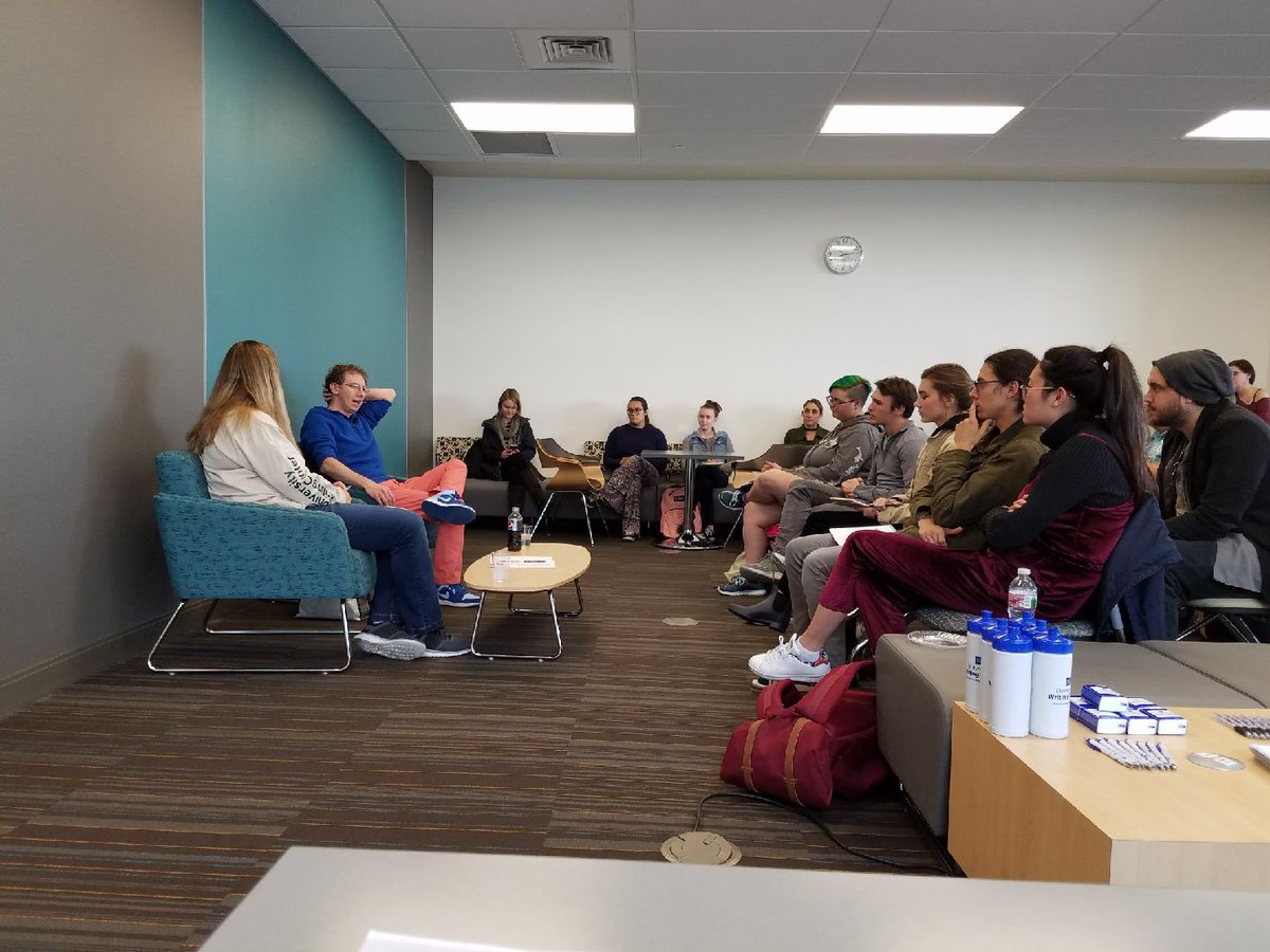UNRUWSC's tweet photo. Shoutout to Micah Stack for making #HowWeWrite such a great event! Thanks to everyone who attended! https://t.co/dHHLloNTLc