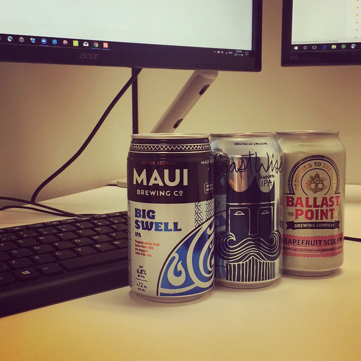 Got a case of the Monday's?! Just drink at work like I do. #craftbeer #california