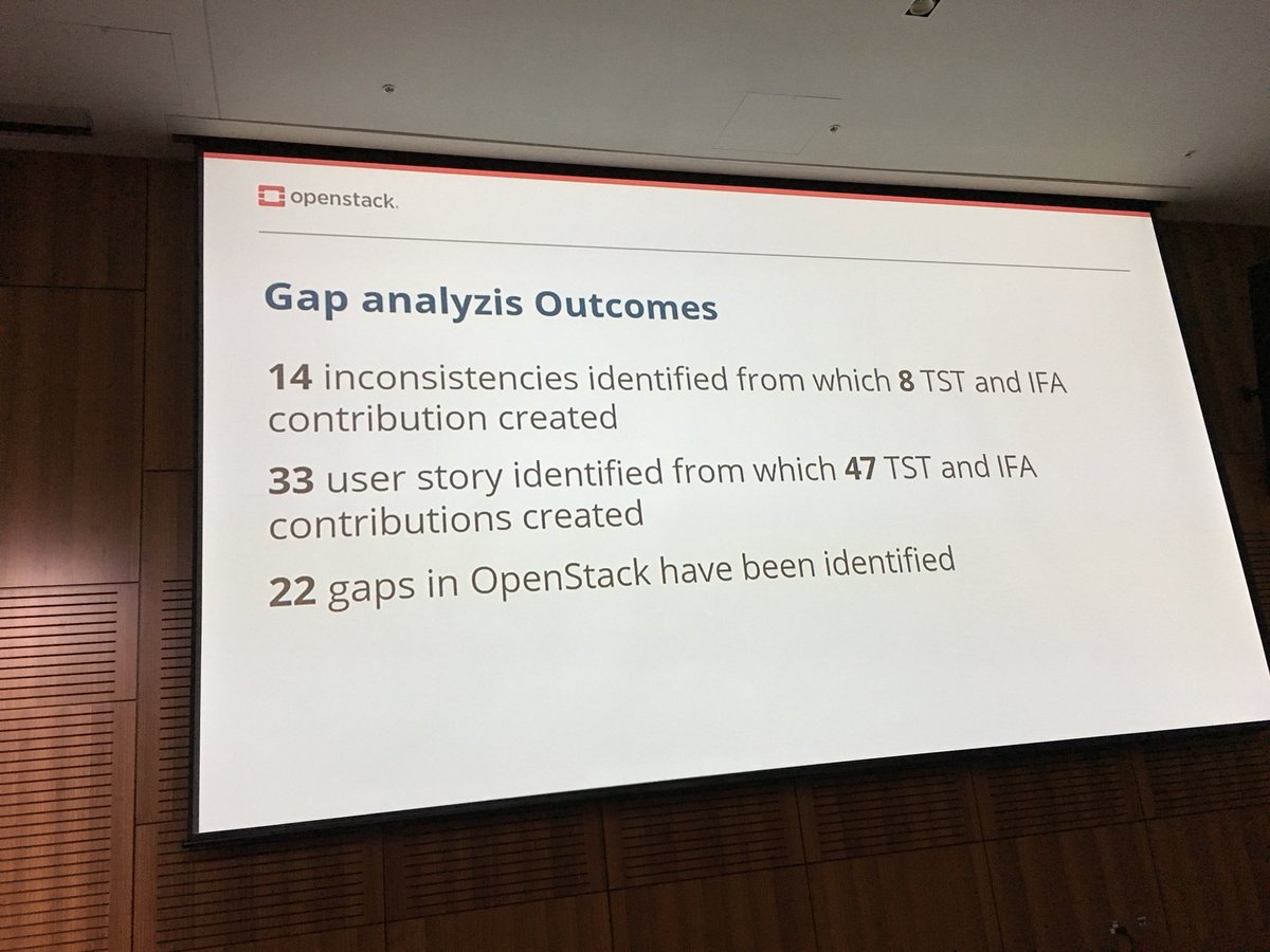 OpenStack vs <a href="/ETSI_STANDARDS/">ETSI</a>  balance between standards and open source: 14 inconsistencies 22 gaps #OpenStackSummit goo.gl/W3VQGv