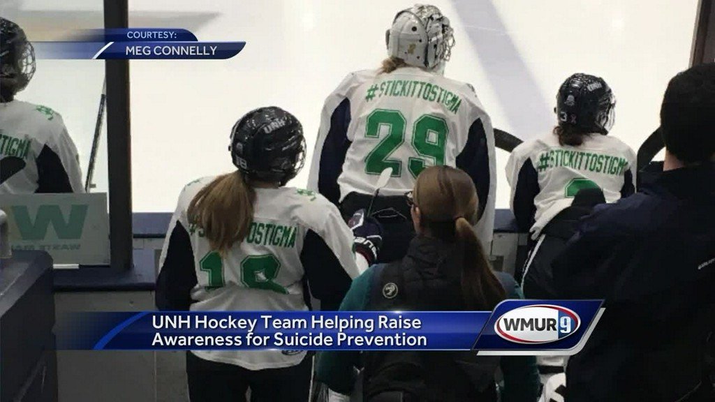 UNH women's hockey team helps raise awareness for suicide prevention bit.ly/2zjcZXs