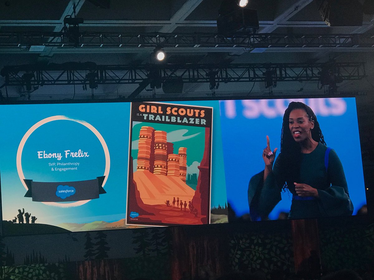 Dreamforce keynote: It is critical that girls can see themselves as female leaders. #DF17 <a href="/girlscouts/">Girl Scouts</a> <a href="/GirlScoutsLA/">Girl Scouts LA</a> <a href="/SylviaAcevedo/">Sylvia Acevedo</a>