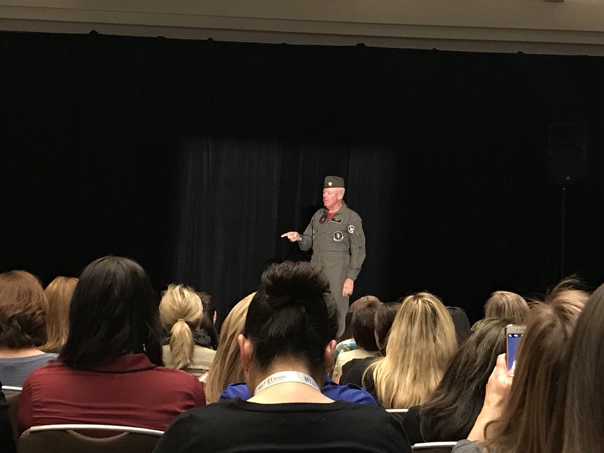 BeaumontPd_PIO's tweet photo. Day 2 of #WLLE2017 POW USNR (Ret.)Charlie Plumb, “Step back and be the victim or step forward and be the victor” https://t.co/4e0OFPZy8L
