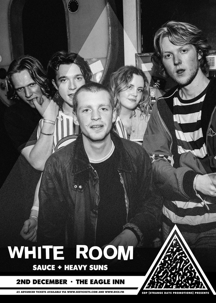 .@sauce_band &amp; <a href="/HeavySunsUK/">Heavy Suns</a> will support <a href="/WhiteRoomHQ/">WHITE ROOM</a> on 2 December <a href="/EagleInnSalford/">The Eagle Inn</a> 

Not many tickets left >> seetickets.com/event/white-ro…