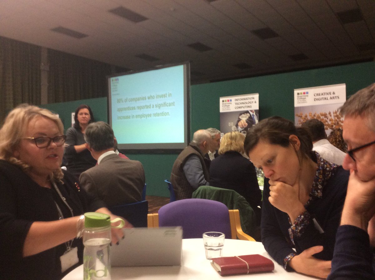 GollopGuern's tweet photo. @GuernseyCollege @louisemisselke @Govgg @GovEducation @PourchetRouge @colinvaudin Crowds of people interested in #futureworkforces 2nite https://t.co/3qGDcZNN8r