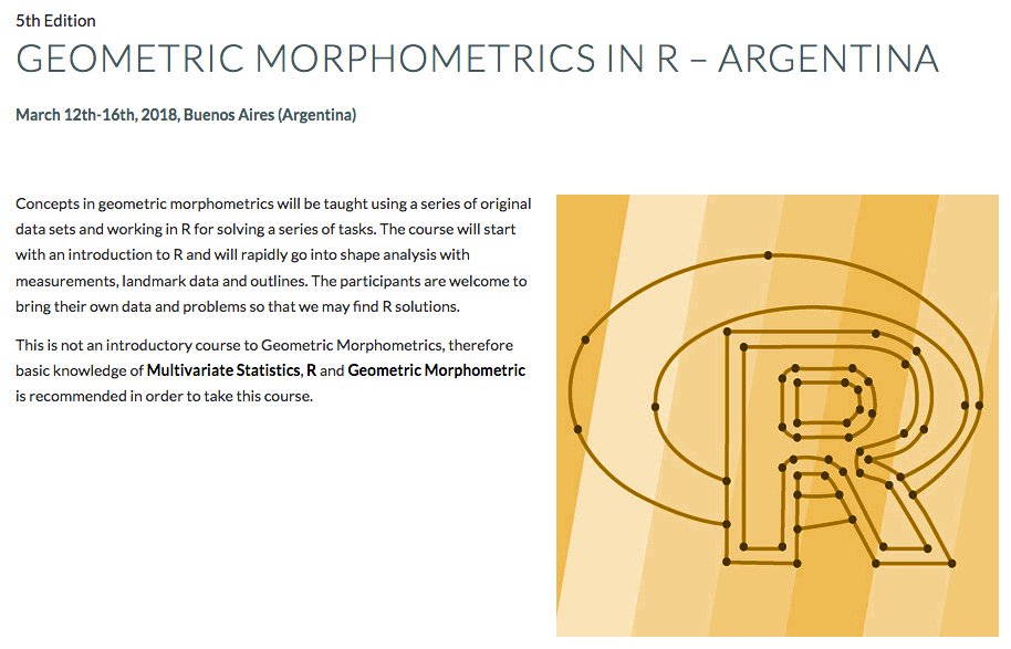 Curso Morfometría Geométrica en R: La Plata, Bs. As., Argentina. 
laofunam.com/2017/11/06/cur…