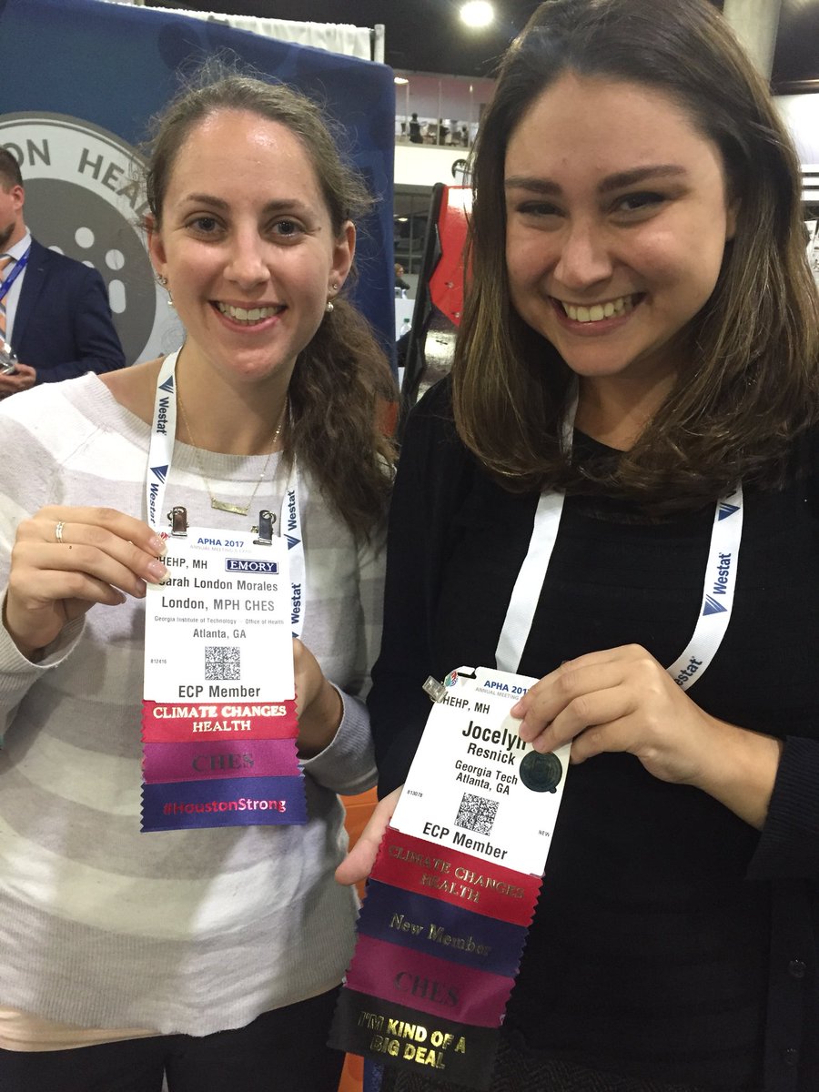 JocelynResnick's tweet photo. @HoustonHealth #APHA2017 Representing @buzzonhealthgt @PublicHealth https://t.co/Ku6e91PHix