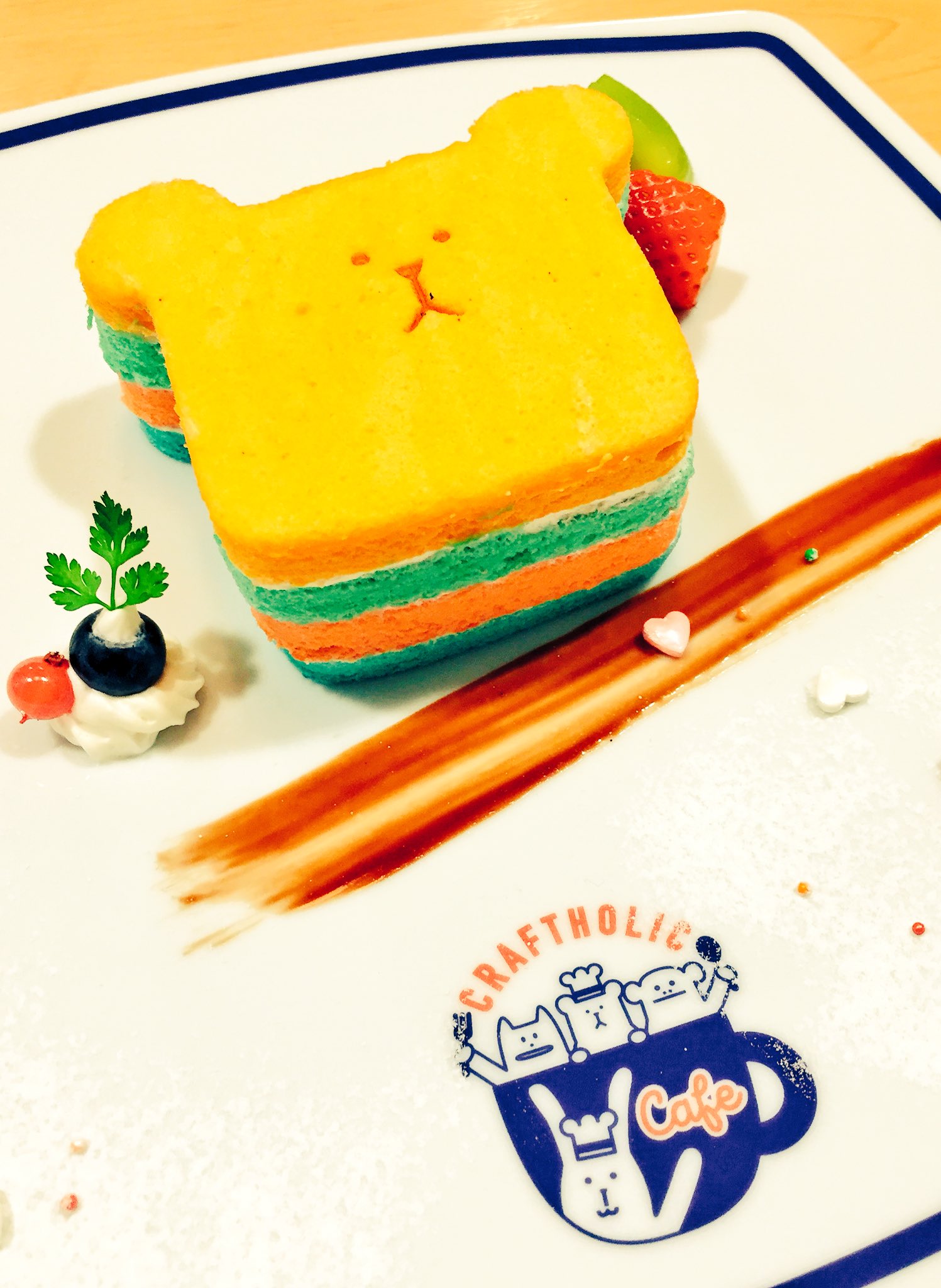 Accent Masumi 新しい メニュー も沢山 どれも ほーんと美味しかったぁ スロース の お誕生日ケーキ もクッキーもかわゆい ﾟ ﾟ 出張 クラフトホリック台湾カフェ Craftholic 台北 台北 Swees