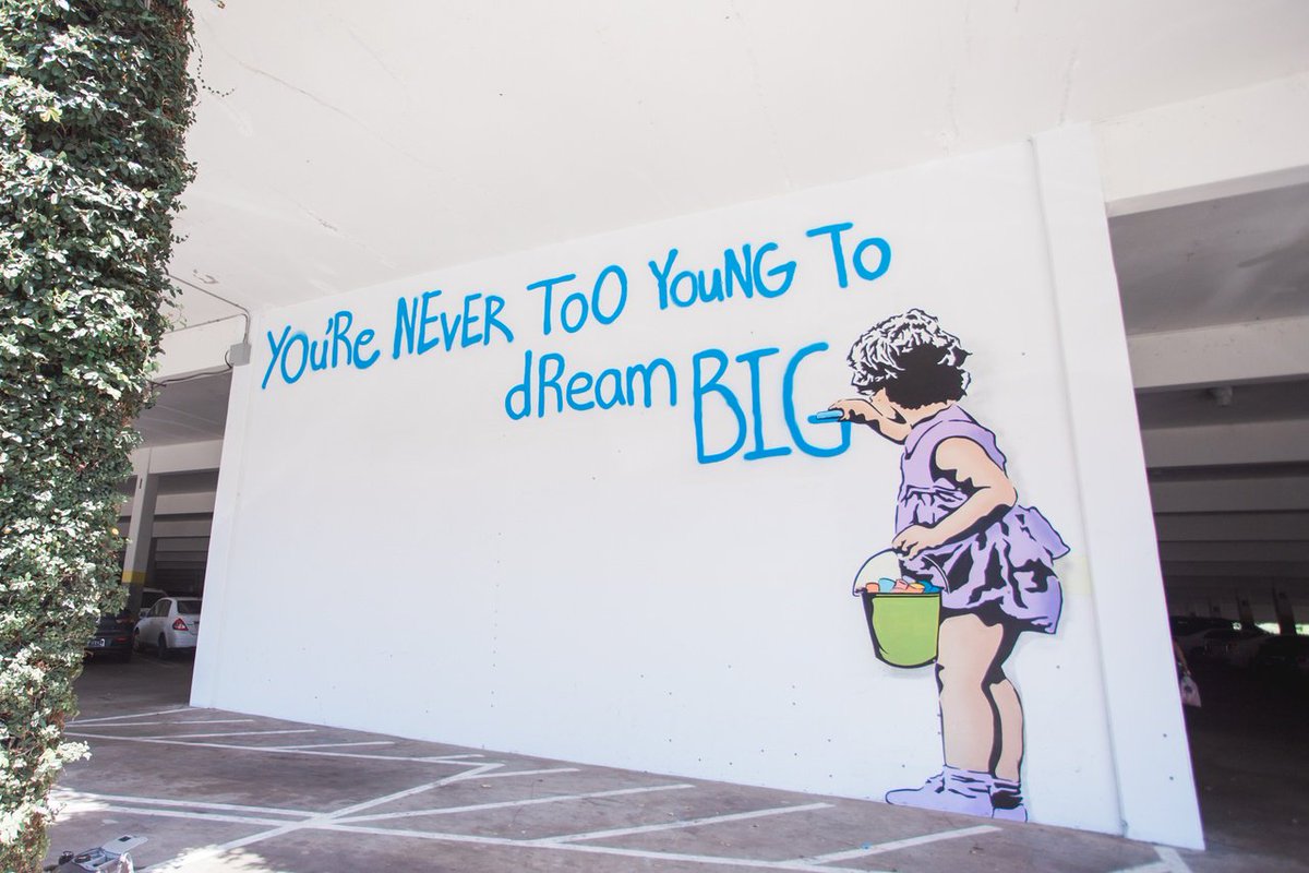 Montclair_Place's tweet photo. A little #MondayMotivation, courtesy of our #Hijack mural! π #ArtWorksMP https://t.co/tGZVXUNzyi