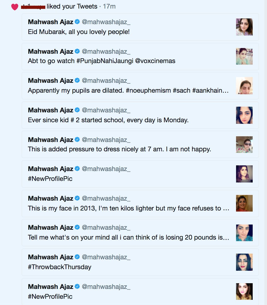 mahwashajaz_'s tweet photo. when frandshipper is stalking your photos. #weirdnotifications https://t.co/qiH15FwdiB