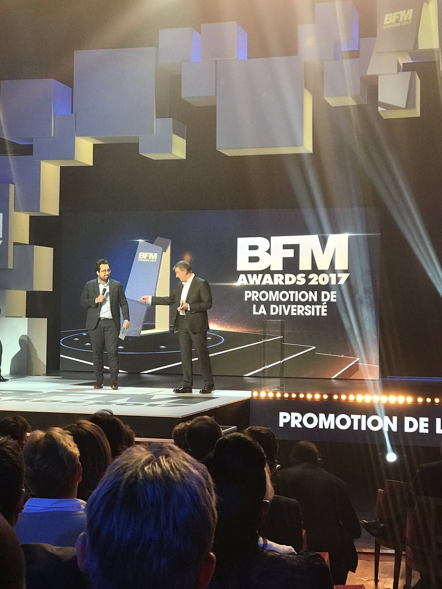 LesDetermines's tweet photo. Trophée #BFMAWARDS de la diversité pour @LesDetermines ! Merci à tous pour votre soutien ! https://t.co/BOFgMvBBFX
