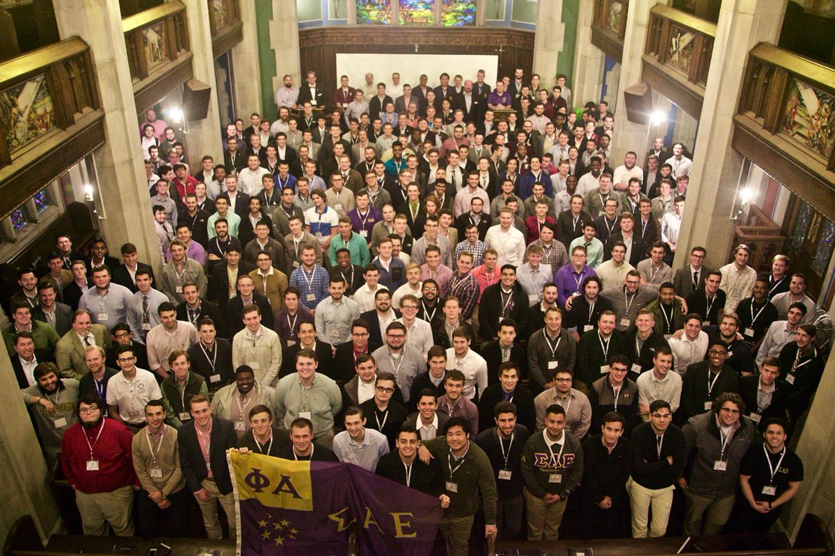sae1856's tweet photo. There was a lot of energy at the LMT this weekend! 300+ brothers attended #DRI2017. #PhiAlpha brothers, for your dedication to the ritual. https://t.co/8StMtINBgp