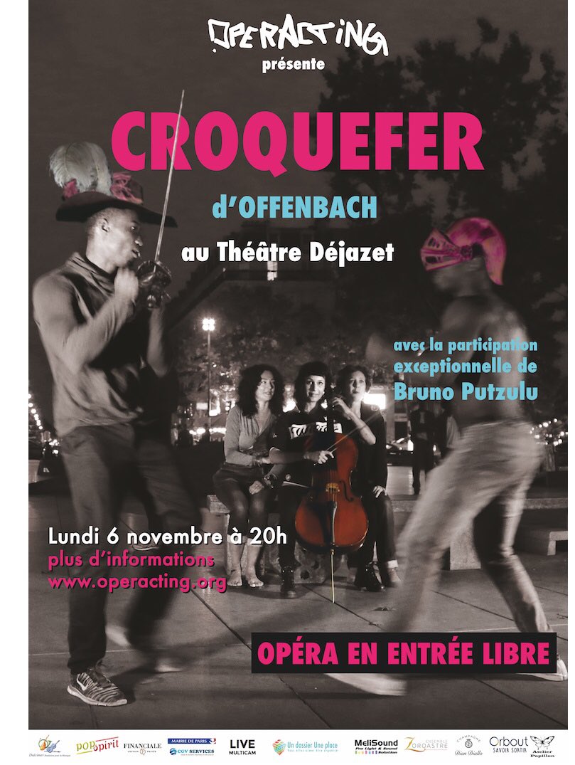 bouchine's tweet image. Plus que quelques minutes avant le lever de rideau!!! #croquefer #Offenbach