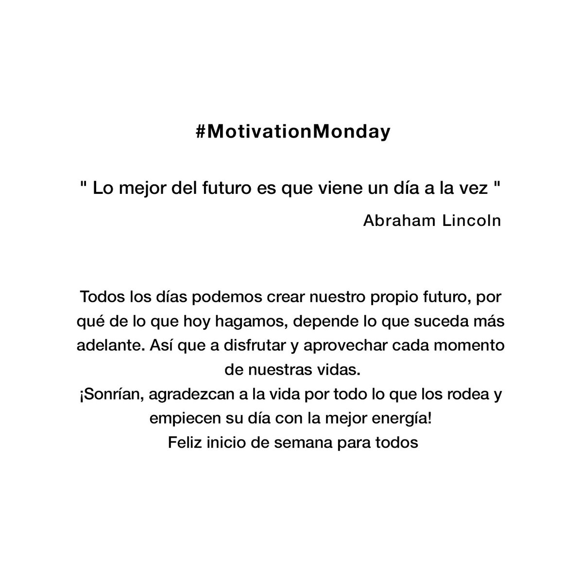 danzonperez's tweet photo. #MotivationMonday 
¡Que tengan un lindo lunes, y que toda su semana empiece de lo mas genial! Un abrazo para todos 😊🙌🏻 https://t.co/Nu1nq1KeLM