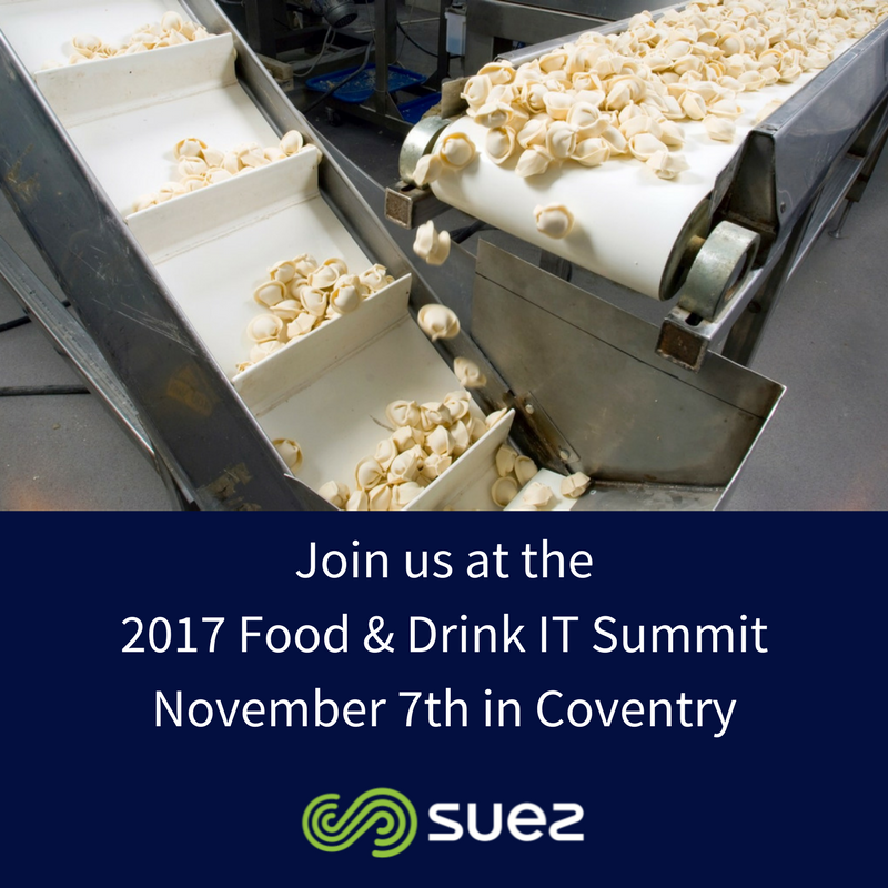 suezUK's tweet photo. [EVENT] Meet us tomorrow at @IT_Food_Summit on stand T11 to share on #WRAP2020 and how to prepare for the new BREF legislations #FDIT17 https://t.co/UNMTAmAE06