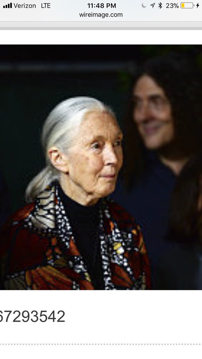 Here I am photobombing Jane Goodall. Her new documentary “Jane” is ...