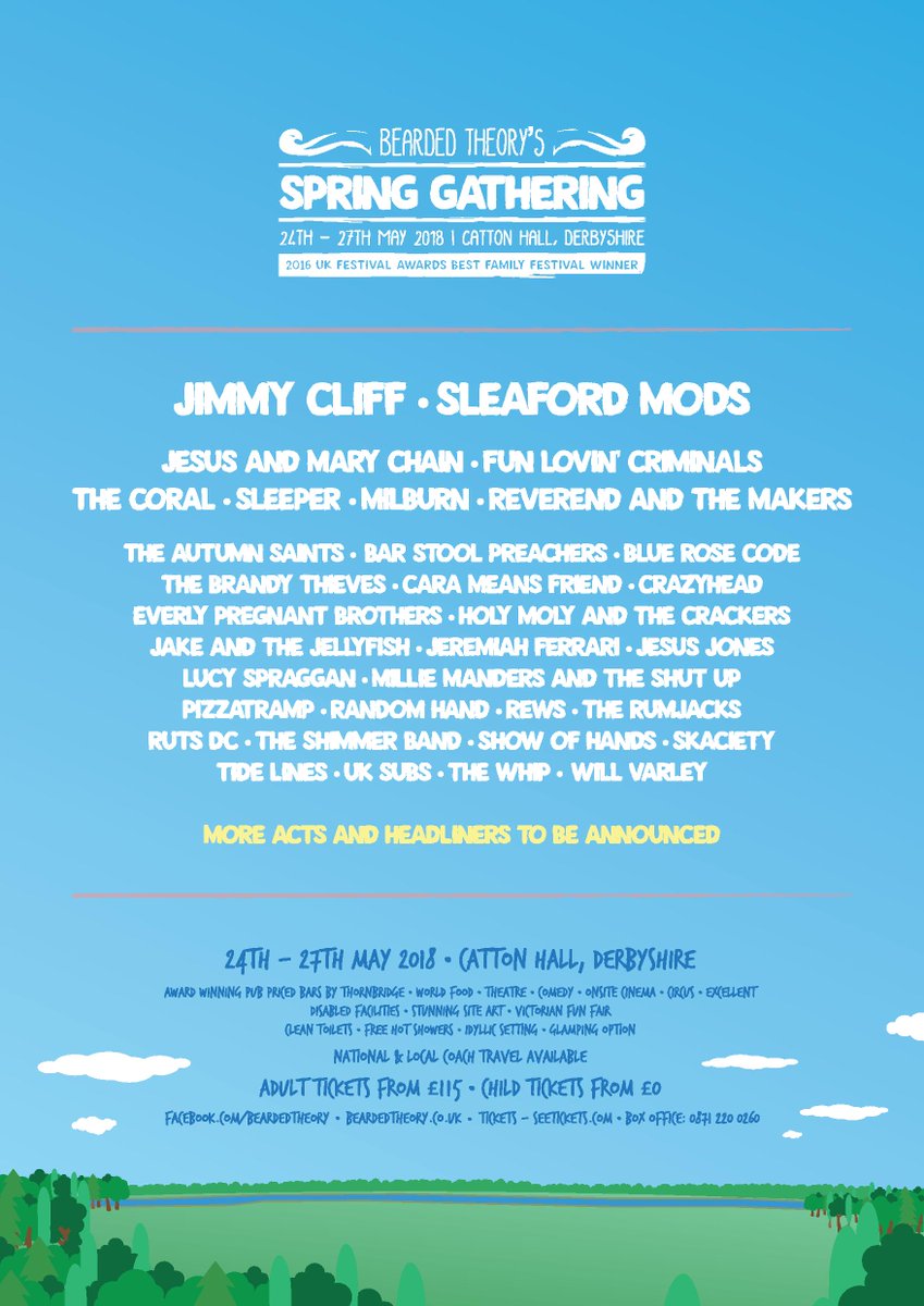 #BeardedTheory - <a href="/theshimmerband/">The Shimmer Band</a> will play <a href="/beardedtheory/">Bearded Theory</a>: May 24th - 27th. Tickets on sale here -> goo.gl/Chs9pj