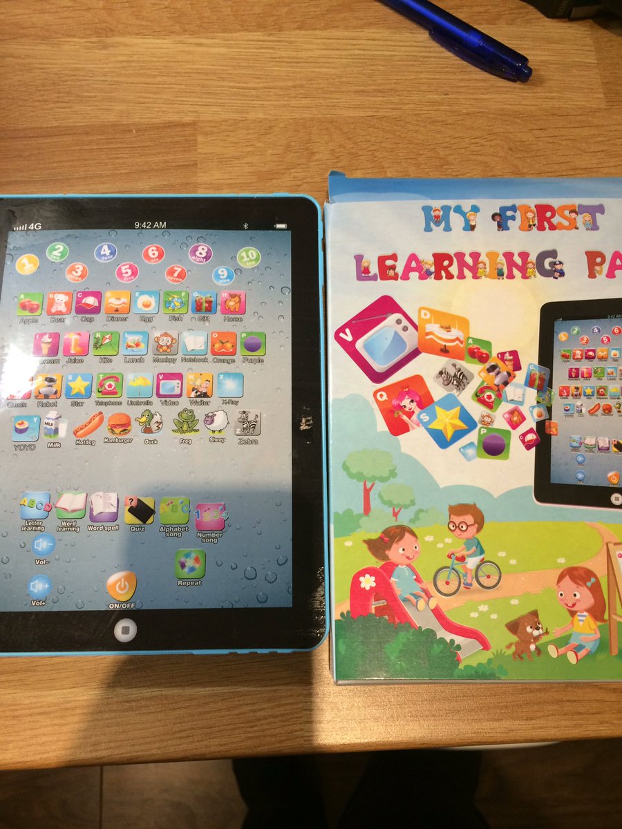 HoskinsJade's tweet photo. @Groupon I ordered a learning pad for a 4 year old. And I've been conned, no return &amp; it's awful! Doesn't do what it said &amp; weighs nothing https://t.co/IVctfBRBRl