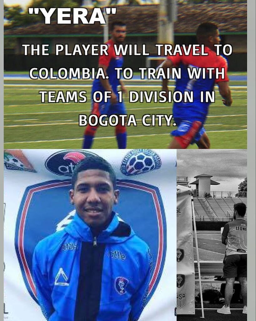 LeonesFCMiami's tweet photo. @elyero07 “YERA” llegará a La Ciudadela de #bogota #colombia 🇨🇴 el 18 de noviembre, para probar con 3 #clubes de #1division.⚽️🥇🏆 Que espera… https://t.co/QBfgH7c8DF