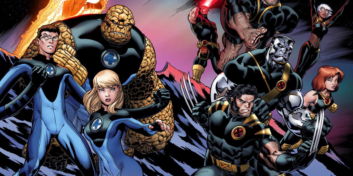 ComicBook_Movie's tweet photo. BREAKING: The FANTASTIC FOUR And X-MEN May Finally Come To The MCU As Fox Looks To Sell Movie Studio To Disney https://t.co/UuaB5YdviG https://t.co/9fo55jaMz9