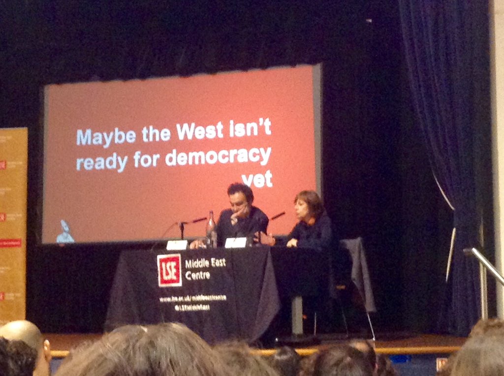 alxbuc's tweet photo. Maybe.... #LSERemarks @KarlreMarks @LSEMiddleEast https://t.co/GYxgOjJU5e