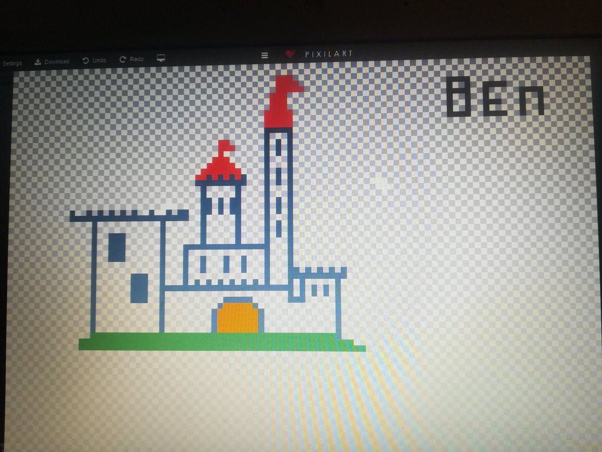 JplLynsey's tweet photo. @MonteneyLit @monteneyY4 Ben's fairytale pixel art for holiday home learning https://t.co/t8Udyhu1ks