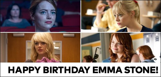 Happy birthday Emma Stone! What\s your fave movie of hers? 